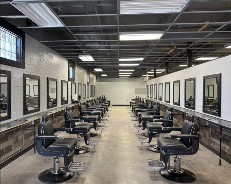 Speakeasy Style Barbershop Interior - Modern Barber